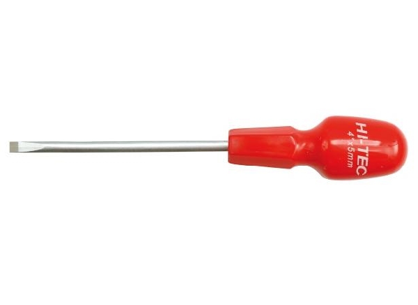 Csavarhúzó HI-TEC lapos 5 x 100 mm CrV. mágneses Kód:261060