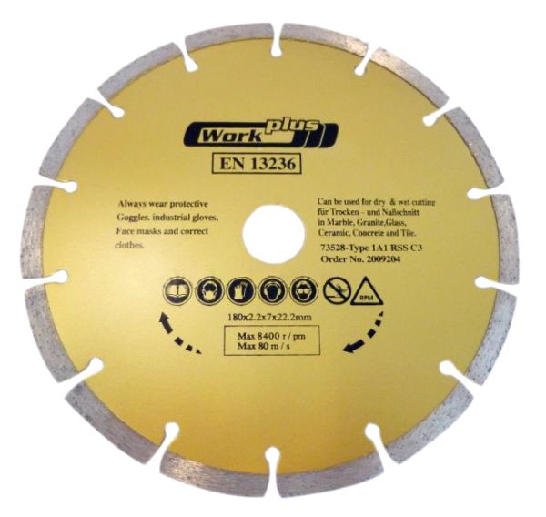 Gyémántkorong F 230 × 22 mm fogas Kód:073533