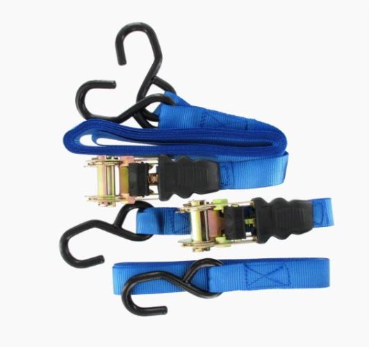 Rögzítő heveder racsnis+kampó 2 db 5 m × 25 mm TUV/GS Kód:087122