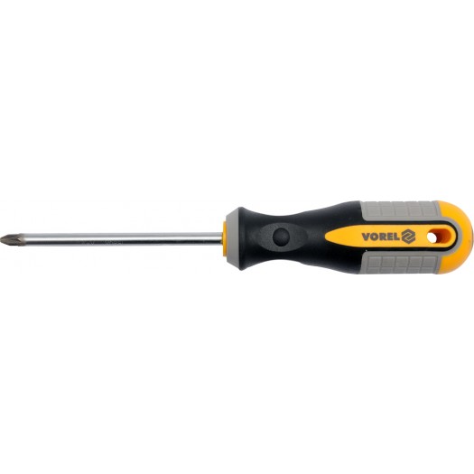 Csavarhúzó csillag 6×150mm, PZ2 mágneses CrV. VOREL Kód:260937