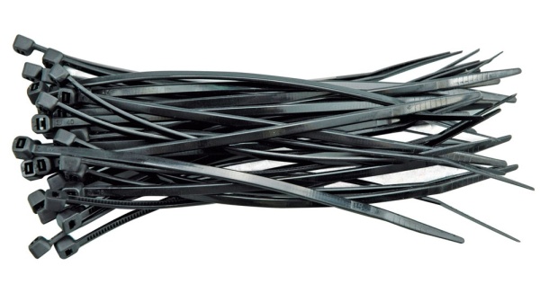 Kábelkötöző  50 részes 300 mm fekete 4,7 mm Kód:2170886