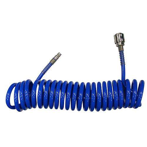 Levegős spiráltömlő csatlakozóval 10 m PE 5/8 mm Kód:115363
