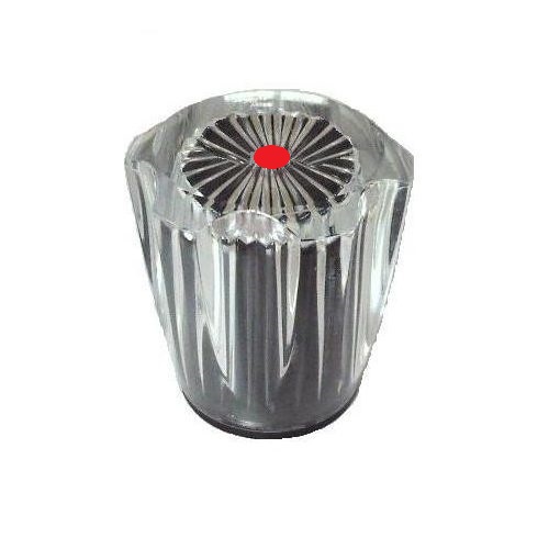 Csapfogantyú kristály  1/2" piros Kód:371011