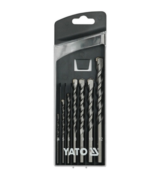 Fúró készlet 7 részes 4-12 mm YATO Kód:YT-4390