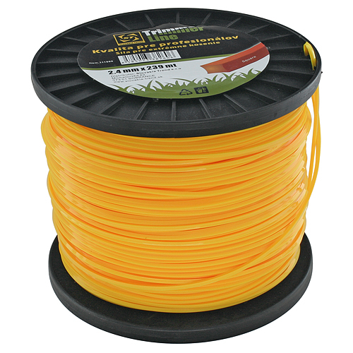 Fűszegélyvágó damil négyszög 3,0 mm x 216 m Kód:111962