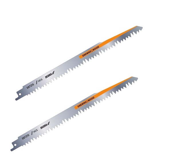 Fűrészlapok orrfűrészhez 240/215 mm, fa, HCS 2 db DEDRA Kód:08T242BI