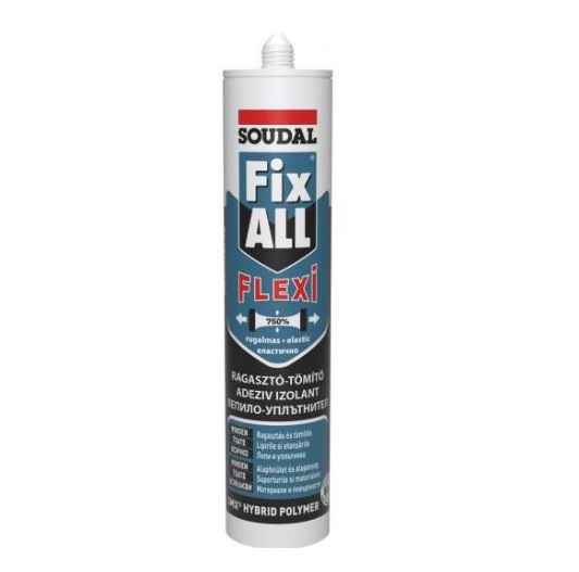 Soudal fix-all flexi ragasztó szürke 290ml Kód:SOU157541