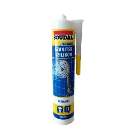 Soudal szaniter szilikon szintelen 280 ml Kód:SOU153418