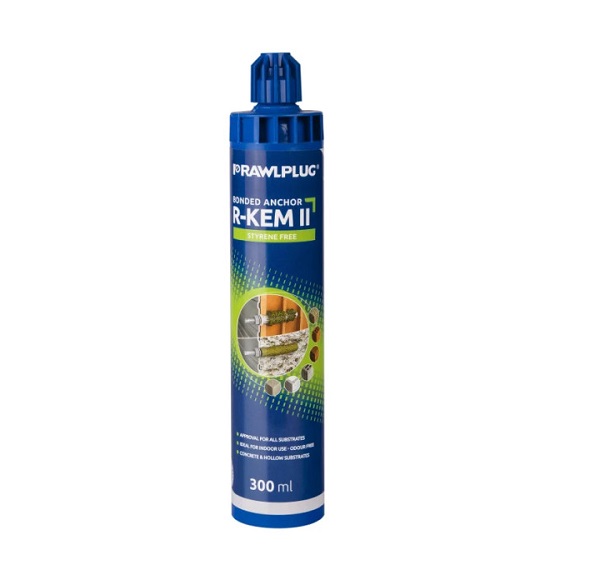 Kétkomponensű poliészter gyanta (300 ml.), CE-ETA Kód:RAWL R-KEM-300