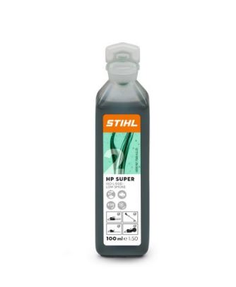Motorolaj keverék STIHL HP SUPER 2T 100 ml-es zöld Kód:27291