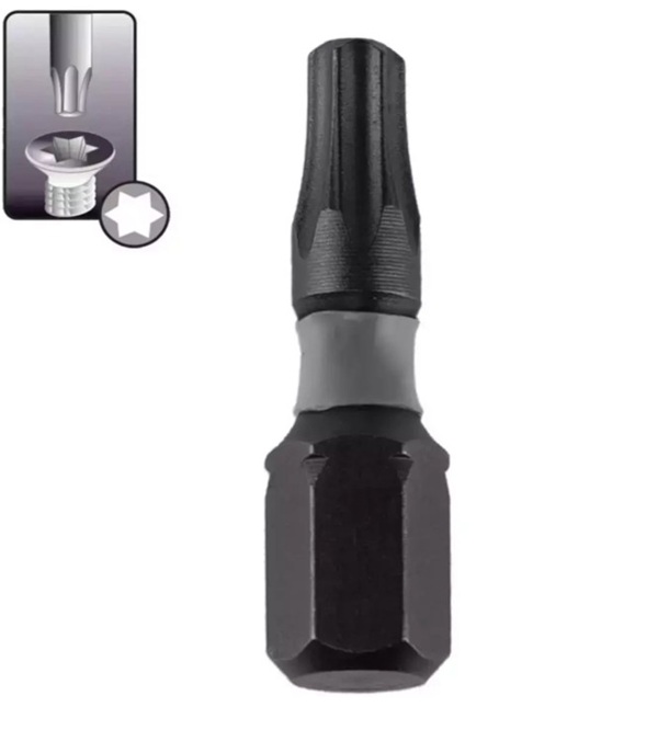 Bit TORX T40 ütvecsavarozókhoz 1/4" 25 mm Kód:18A53T400